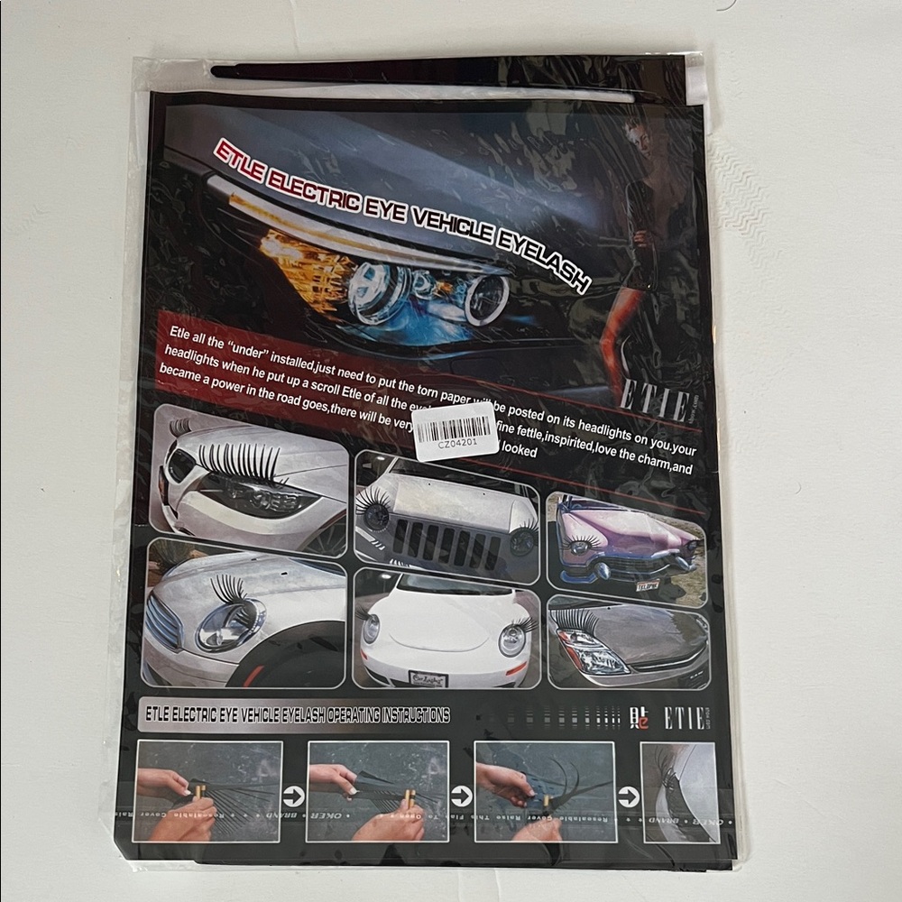 Black Electric Eye Vehicle Eyelash